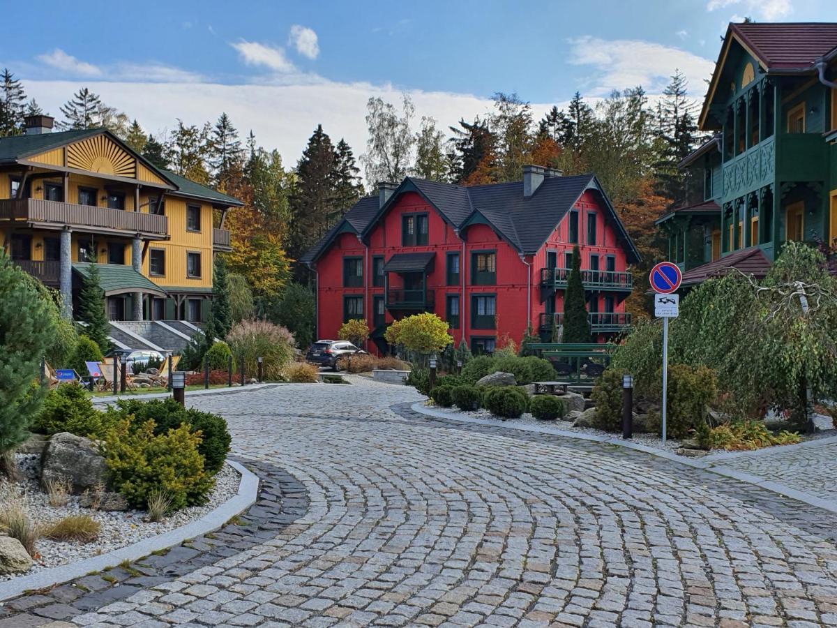 Dolina Wikingow 2-Poziomowy Apartament W Norweskiej Dolinie Z Dwoma Balkonami I Dostepem Do Strefy Wellness Szklarska Poręba Esterno foto