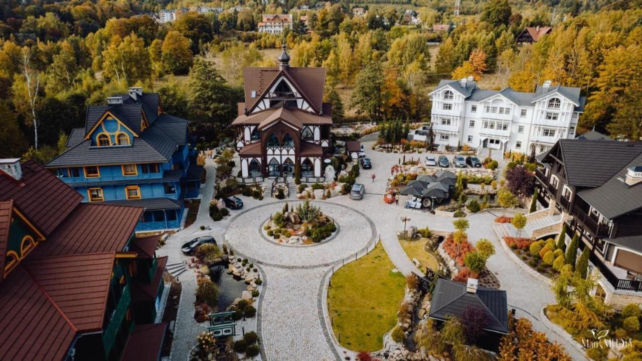 Dolina Wikingow 2-Poziomowy Apartament W Norweskiej Dolinie Z Dwoma Balkonami I Dostepem Do Strefy Wellness Szklarska Poręba Esterno foto