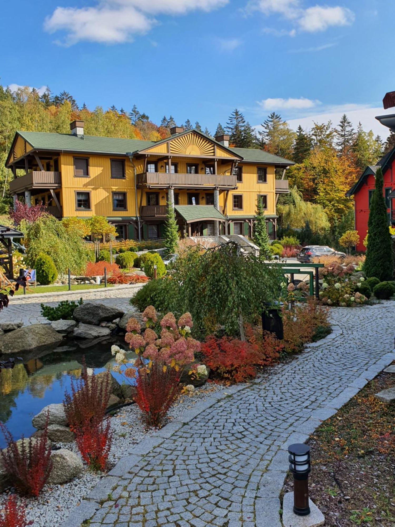 Dolina Wikingow 2-Poziomowy Apartament W Norweskiej Dolinie Z Dwoma Balkonami I Dostepem Do Strefy Wellness Szklarska Poręba Esterno foto